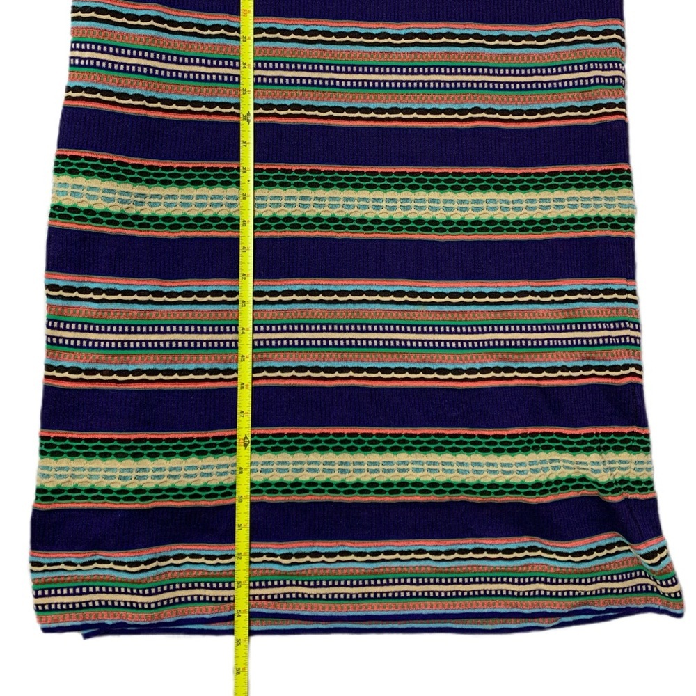 Vintage Missoni NWT Multicolored Striped Knit Halter Maxi Dress - Picture 11 of 12